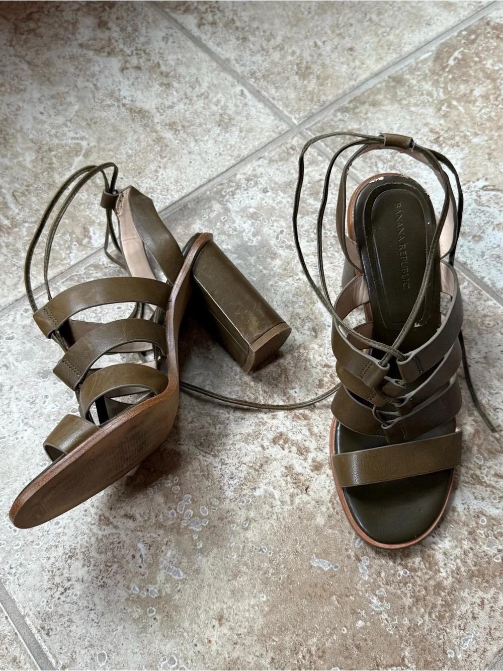 Banana Republic Leather Heels